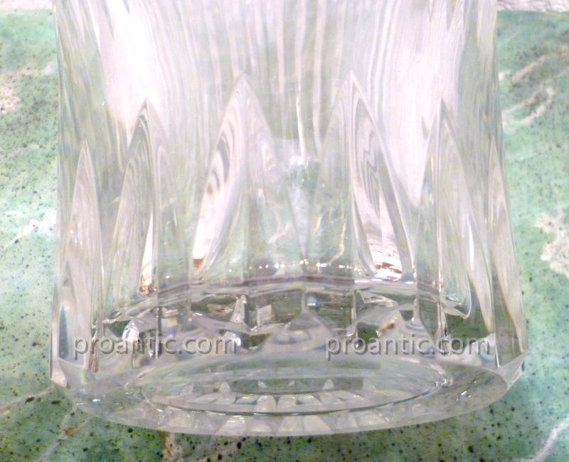 Vase En Cristal Estampillé Baccarat-photo-7