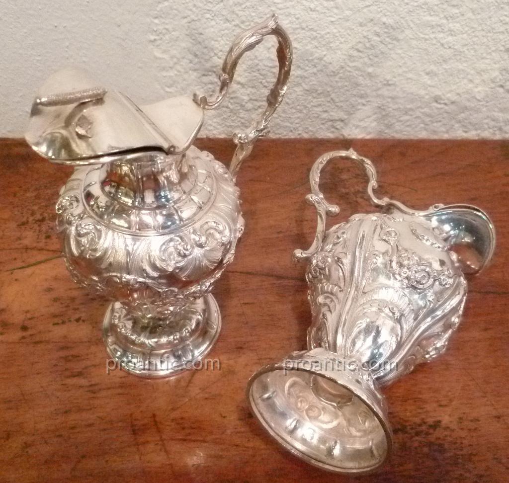 Paire De Buires En Argent XIX°-photo-3