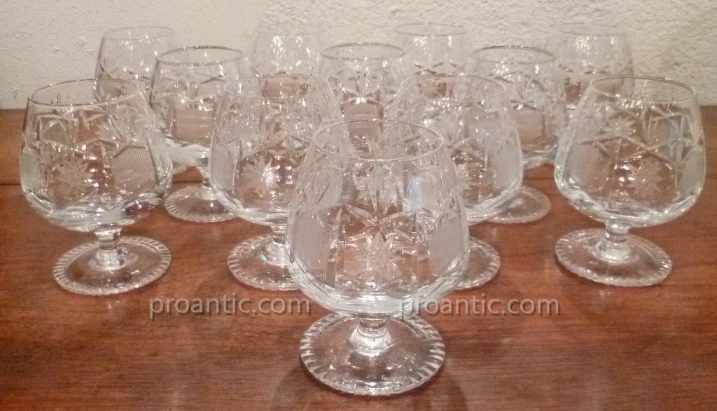 Glasses Balloon Crystal Cut