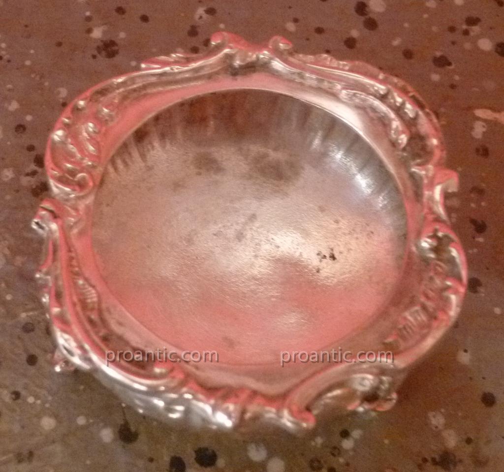 Paire De Salerons En Argent Et Cristal XIX°-photo-2
