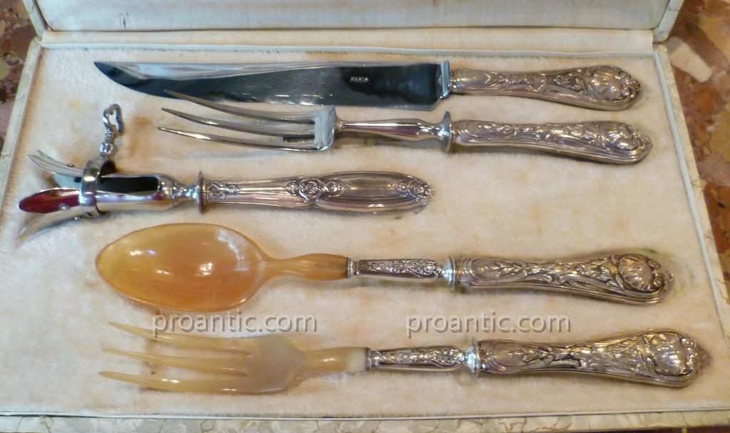 Couverts De Service Style Louis XV-photo-1