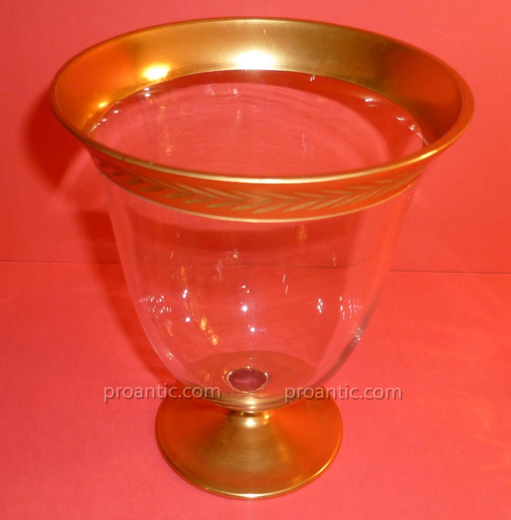 Small Gold Border Vase-photo-2