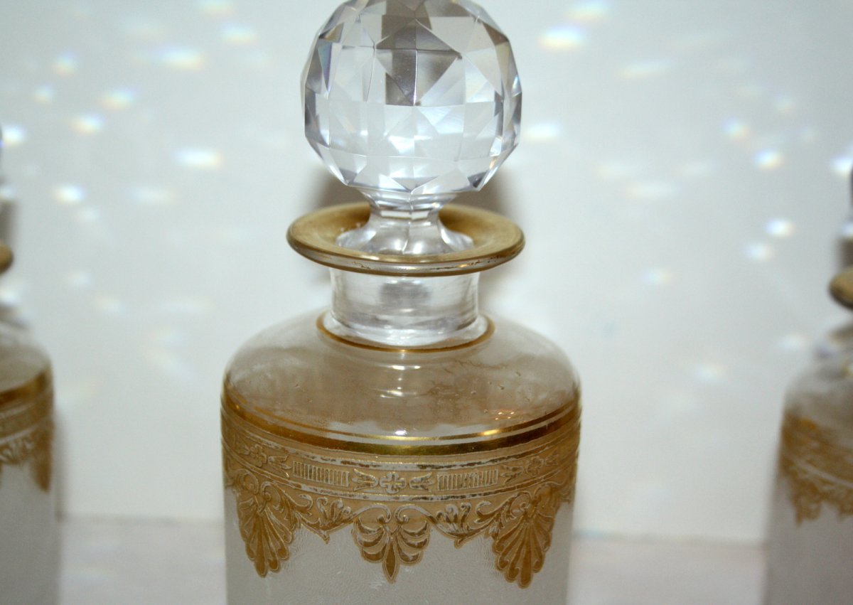 Garniture De Toilette Cristal Saint Louis XIX°-photo-4