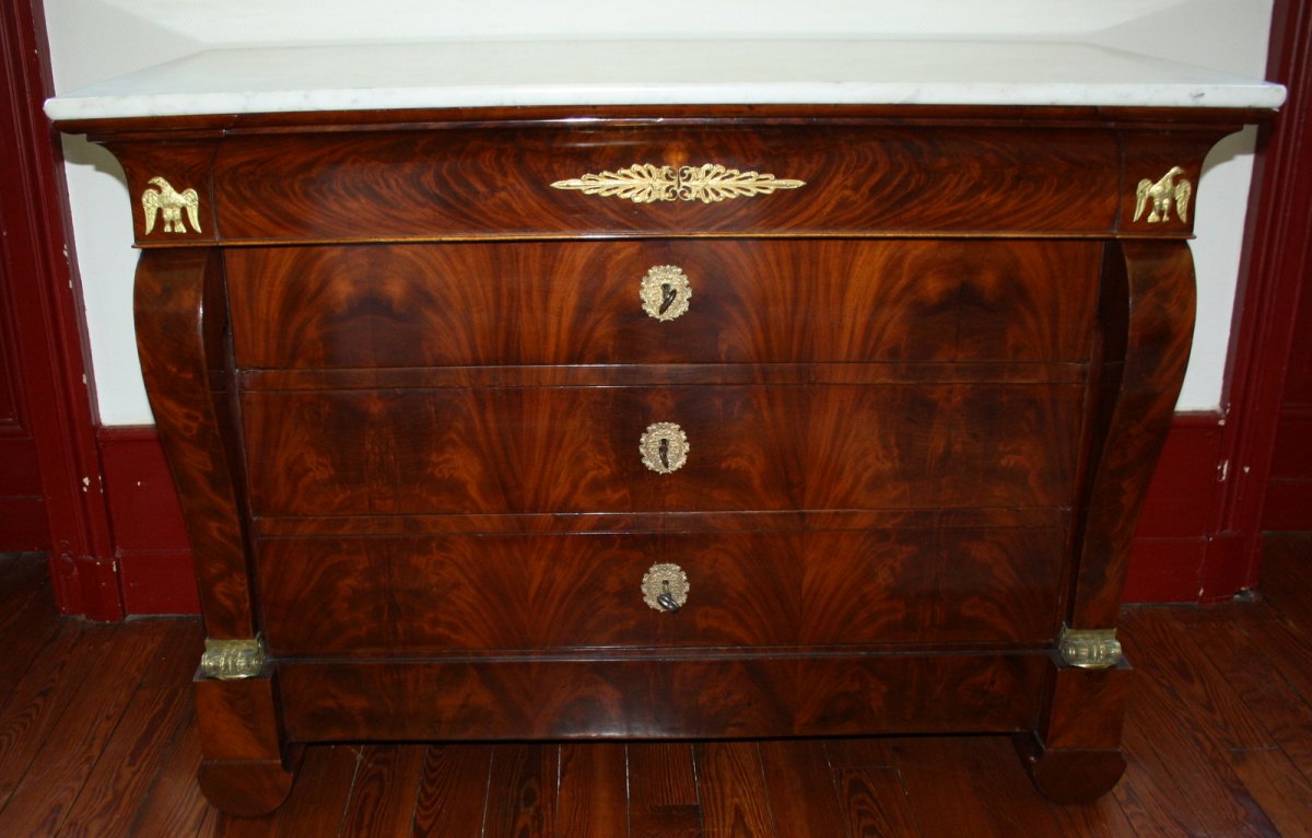 Empire Period Chest Of Drawers-photo-3