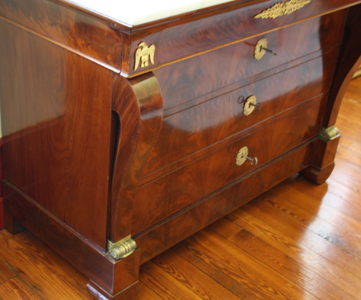 Empire Period Chest Of Drawers-photo-4