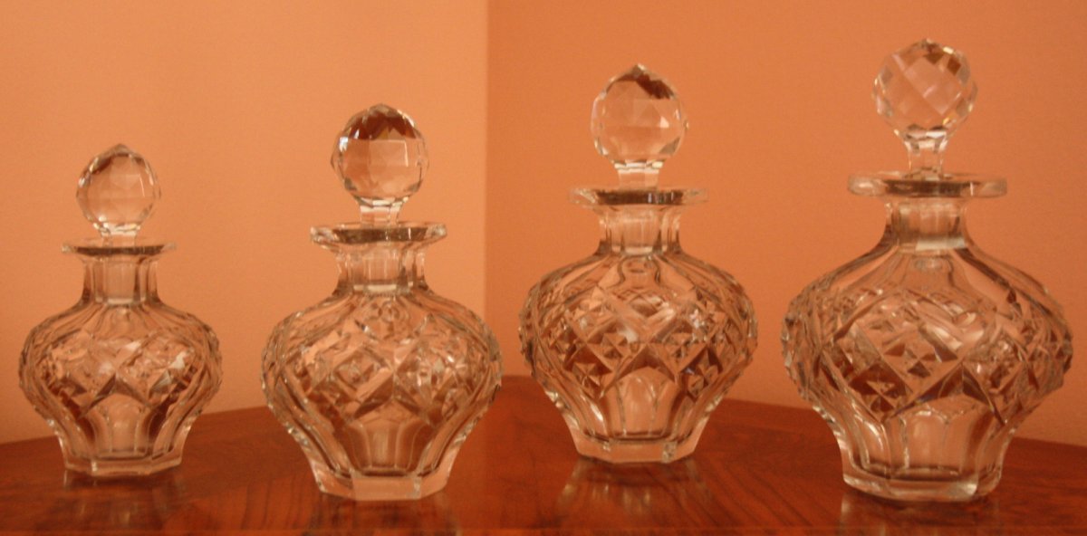 Garniture De Toilette En Cristal Baccarat