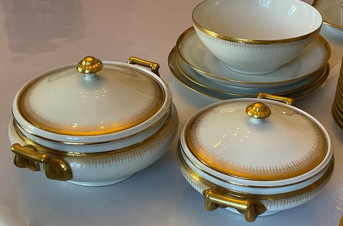 Service De Table En Porcelaine De Limoges Chastagner Et Cie-photo-5