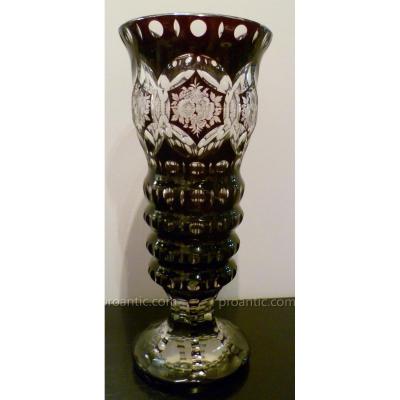 Bohemian Crystal Vase