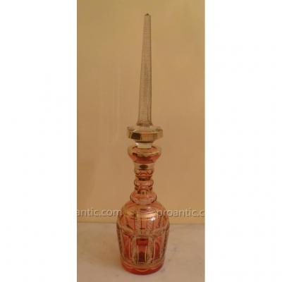 Large Crystal Perfume Bottle Moser