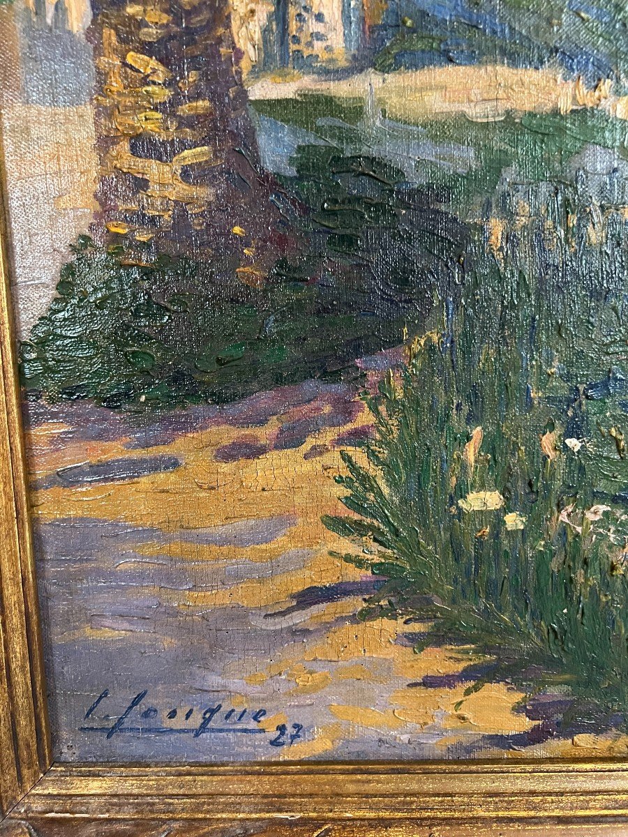 French School - Post Impressionist Landscape, 1927 Signed-photo-4