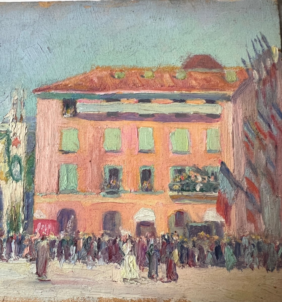 Ecole Française Du 20eme Siècle - Nice, 14 Juillet 1919-photo-4