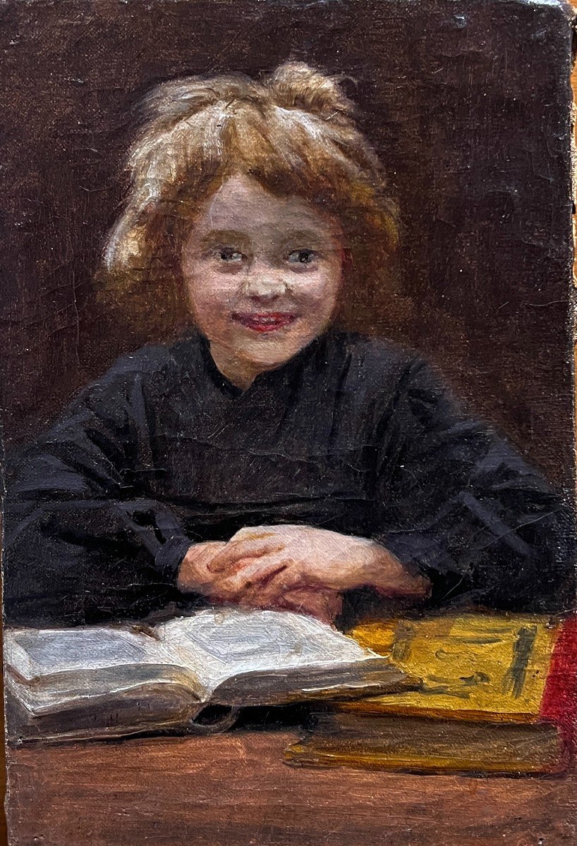 French School Of The End Of The 19th Century - Schoolgirl