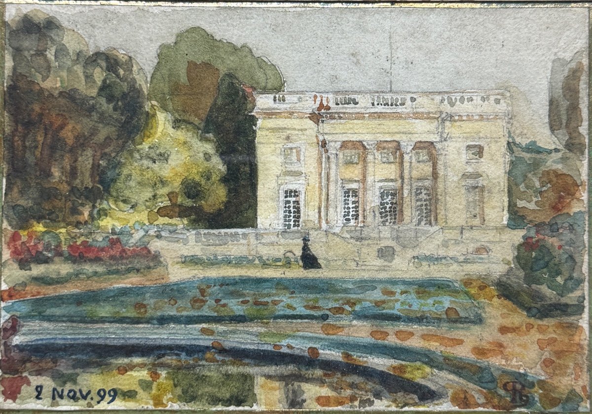 Pierre Roy (1880-1950) - Trianon, Versailles, November 1899-photo-2