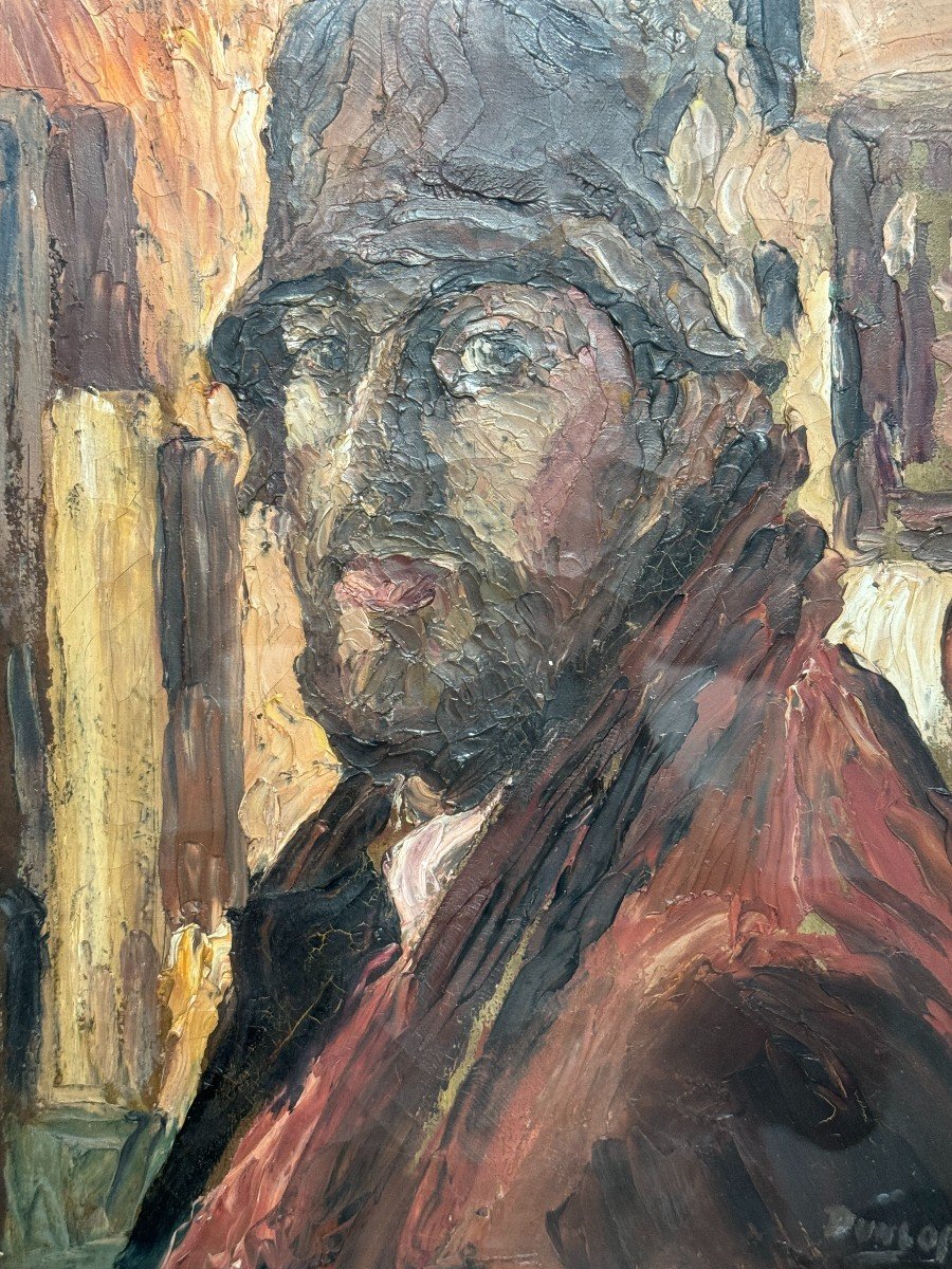 Ronald Ossory Dunlop (1894-1973) - Autoportrait De l'Artiste, 1928 - Ecole Irlandaise-photo-2