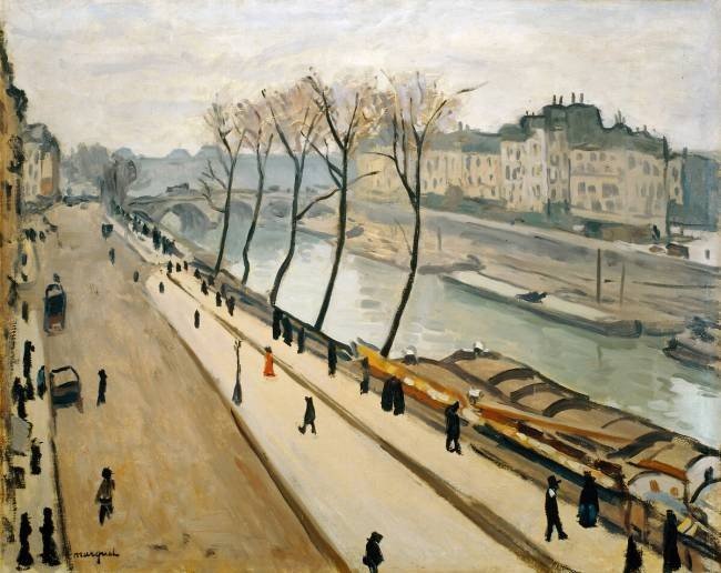 Albert Marquet (1875-1947) d'Après Matrice La Seine, Vue Du Quai Des Grands Augustins Vollard-photo-1