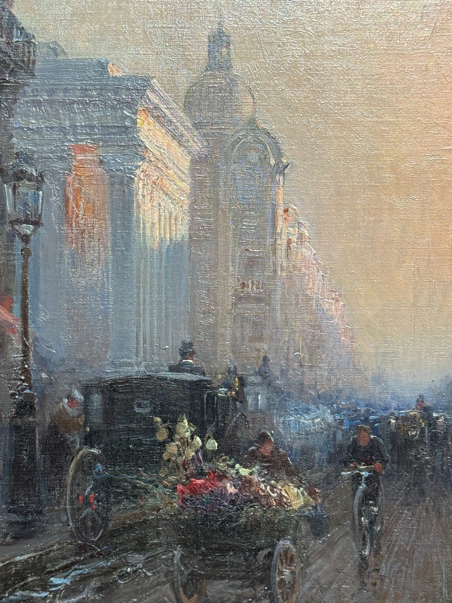 Suzanne Adam-laurens Dite Nanny (1861-1915) Paris, Rue Du Quatre Septembre / Place De La Bourse-photo-2