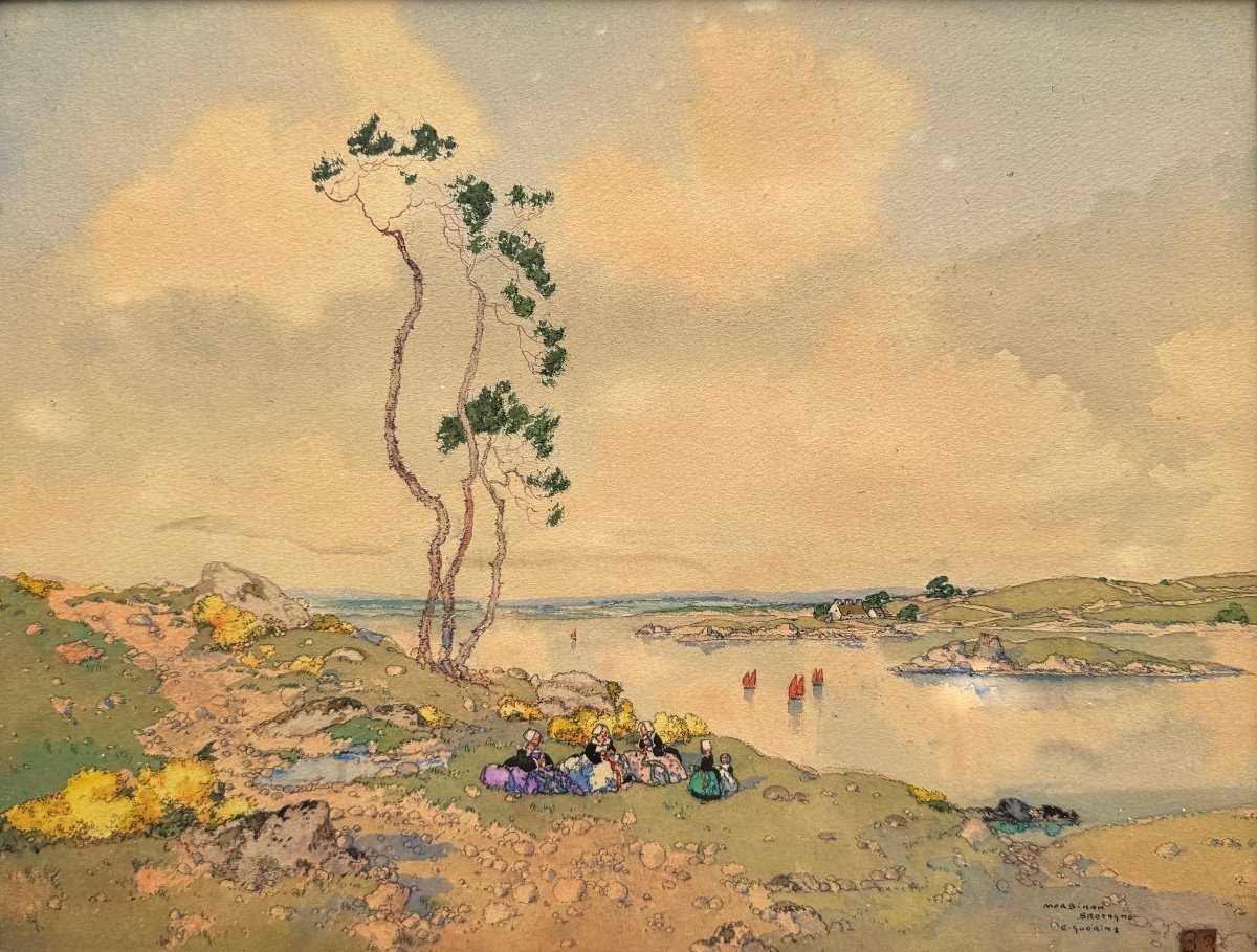 Ernest Guérin (1887-1952) - Morbihan, Brittany-photo-2
