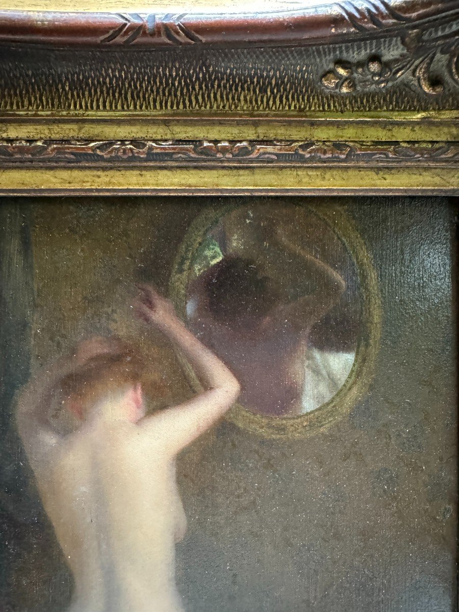 Etienne Tournes (1857-1931) - Au Réveil, Femme Nue à La Toilette-photo-4