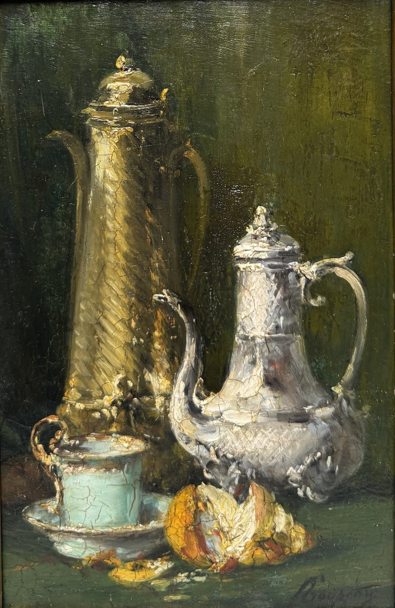 French Impressionist School Of The Late 19th Century - Still Life-photo-2