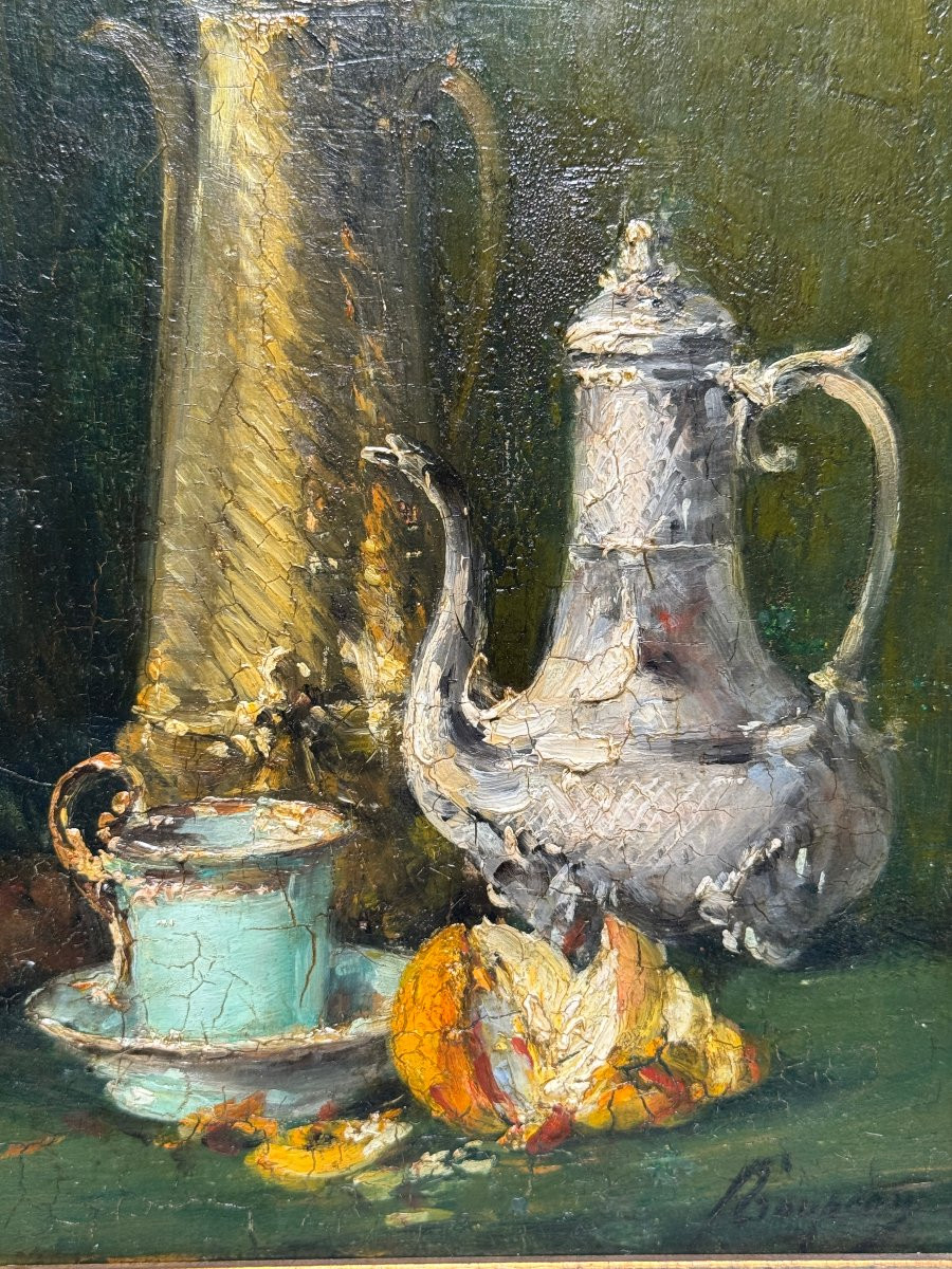 French Impressionist School Of The Late 19th Century - Still Life-photo-4