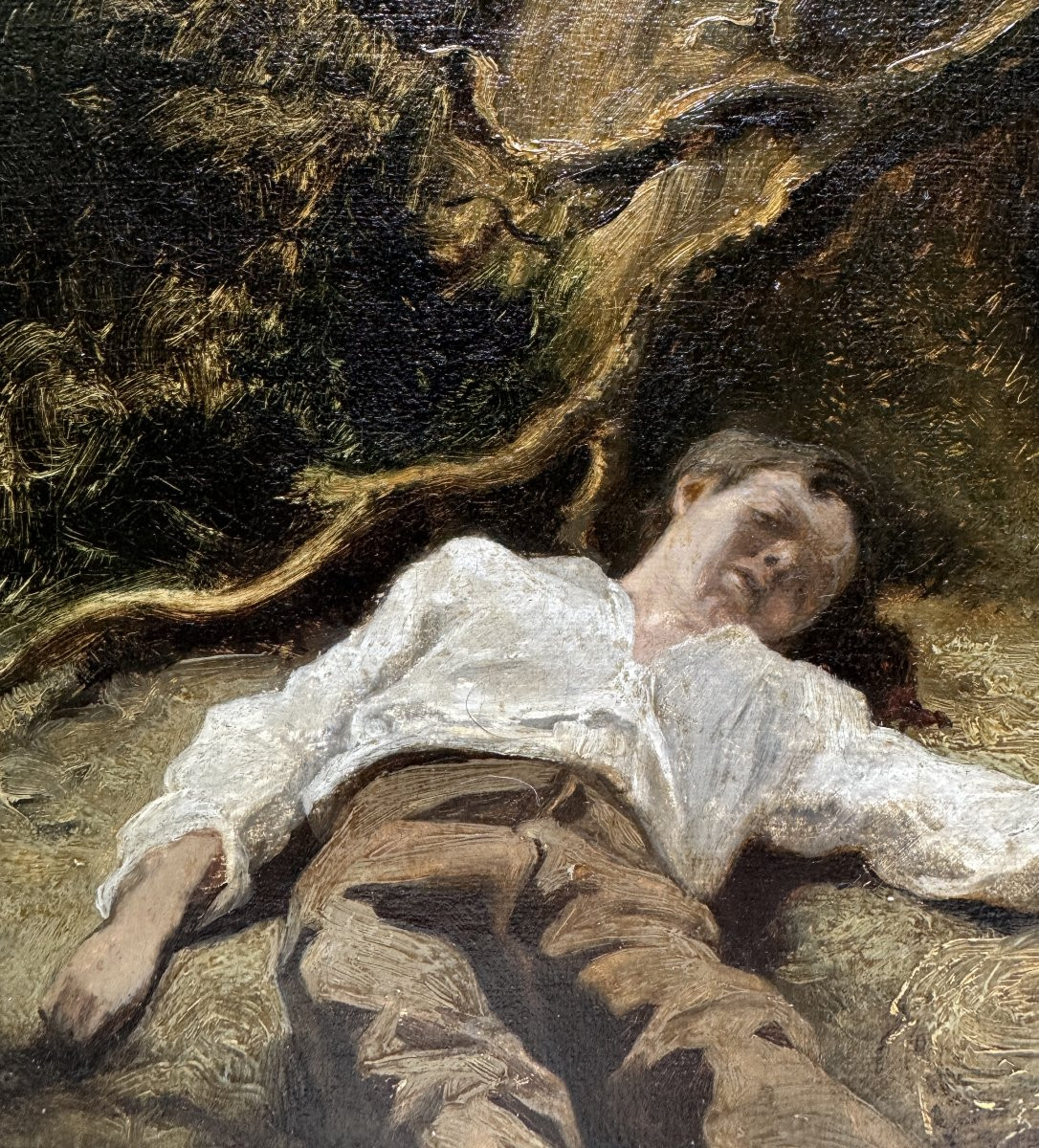 Nicolas-françois-octave Tassaert (1800–1874) - The Bird-finder, Before 1854-photo-2