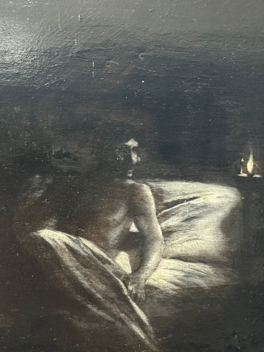 French School Of The Late 19th Century - Apparition #1, Circa 1880)-photo-1