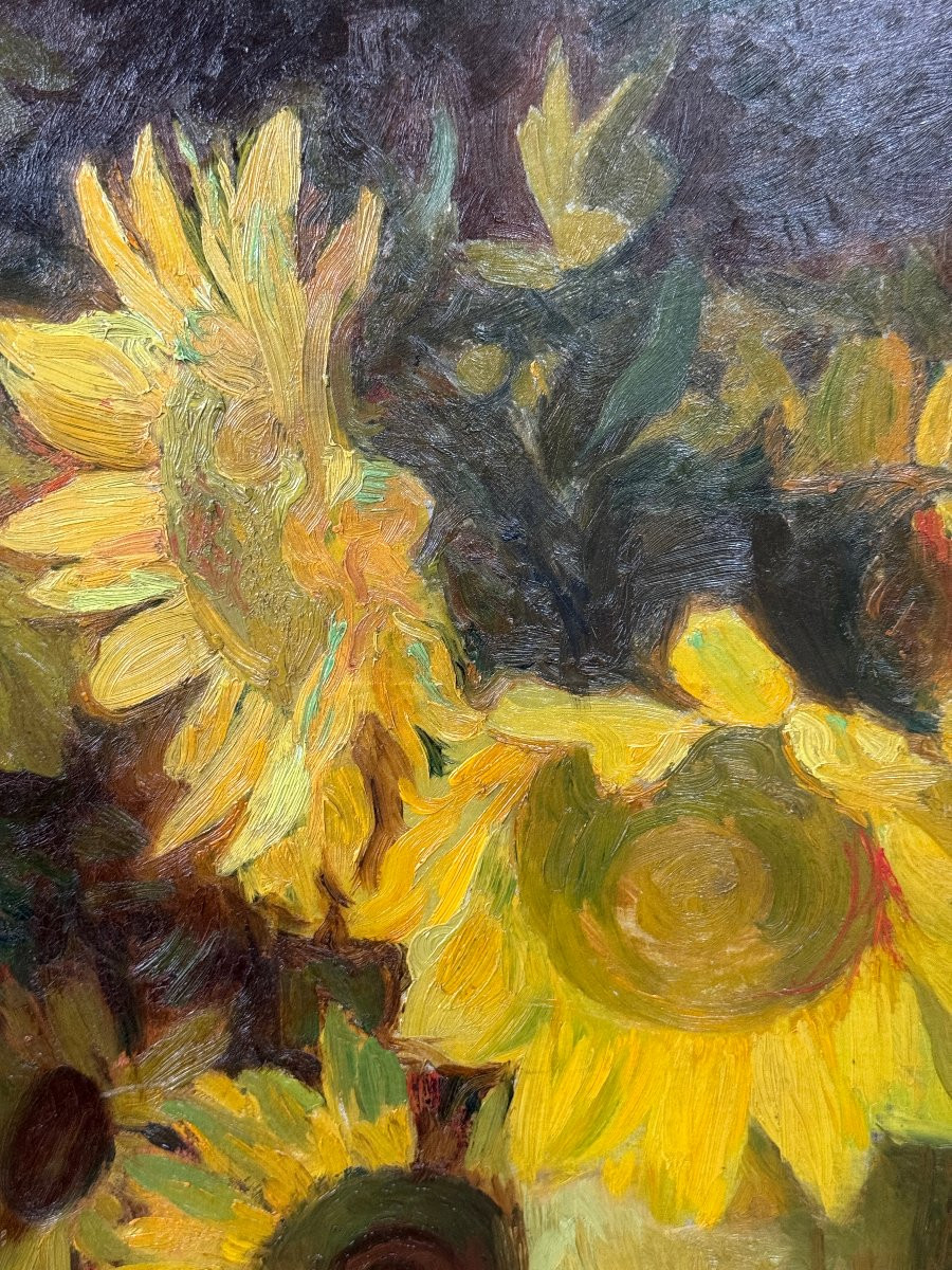 Charles Marie Dulac (1866-1898) - Tournesols, 1898-photo-2