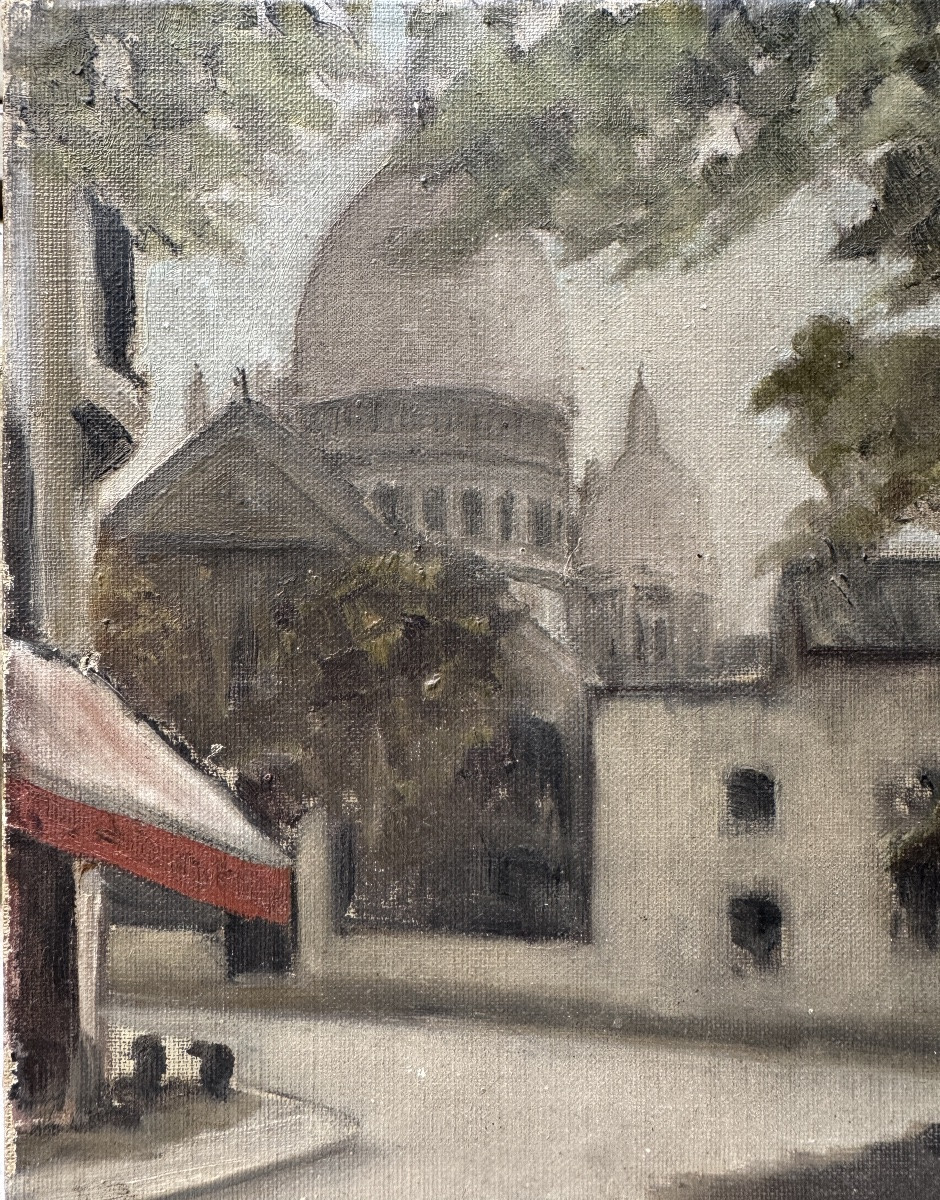 Max Jacob (1876-1944) - Paris, Montmartre, The Sacré Coeur, Circa 1930-photo-3