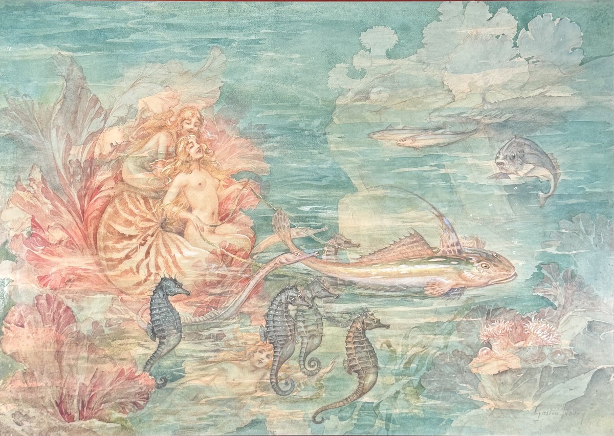 Gaston Noury (1865-1936) - Le monde sous marin, 1906