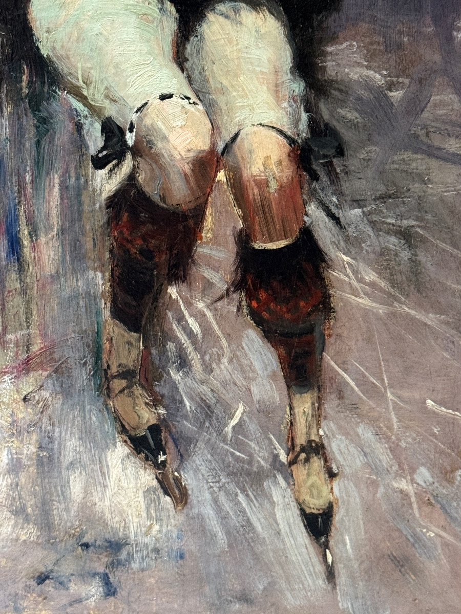 Paul Hay (19th-20th Centuries) - The Skater, Circa 1890-photo-4