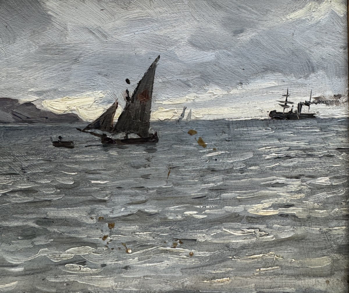 Alexandre Brun (1854-1941) - Marine, 1879-photo-4