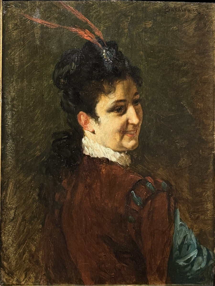 Ladislaus Bakalowicz (1833-1903) - Portrait Of A Woman