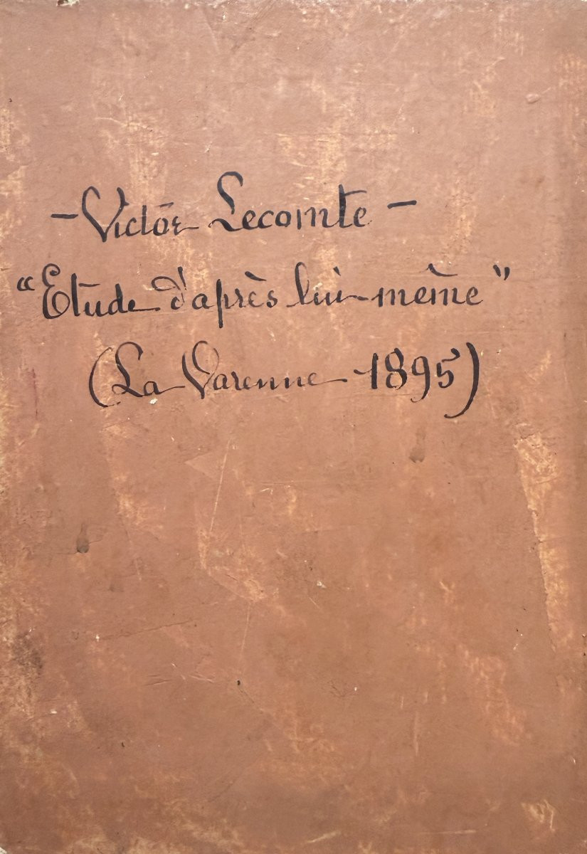 Victor Lecomte (1856 -1920) - Study After Himself, 1805 - Self-portrait-photo-3