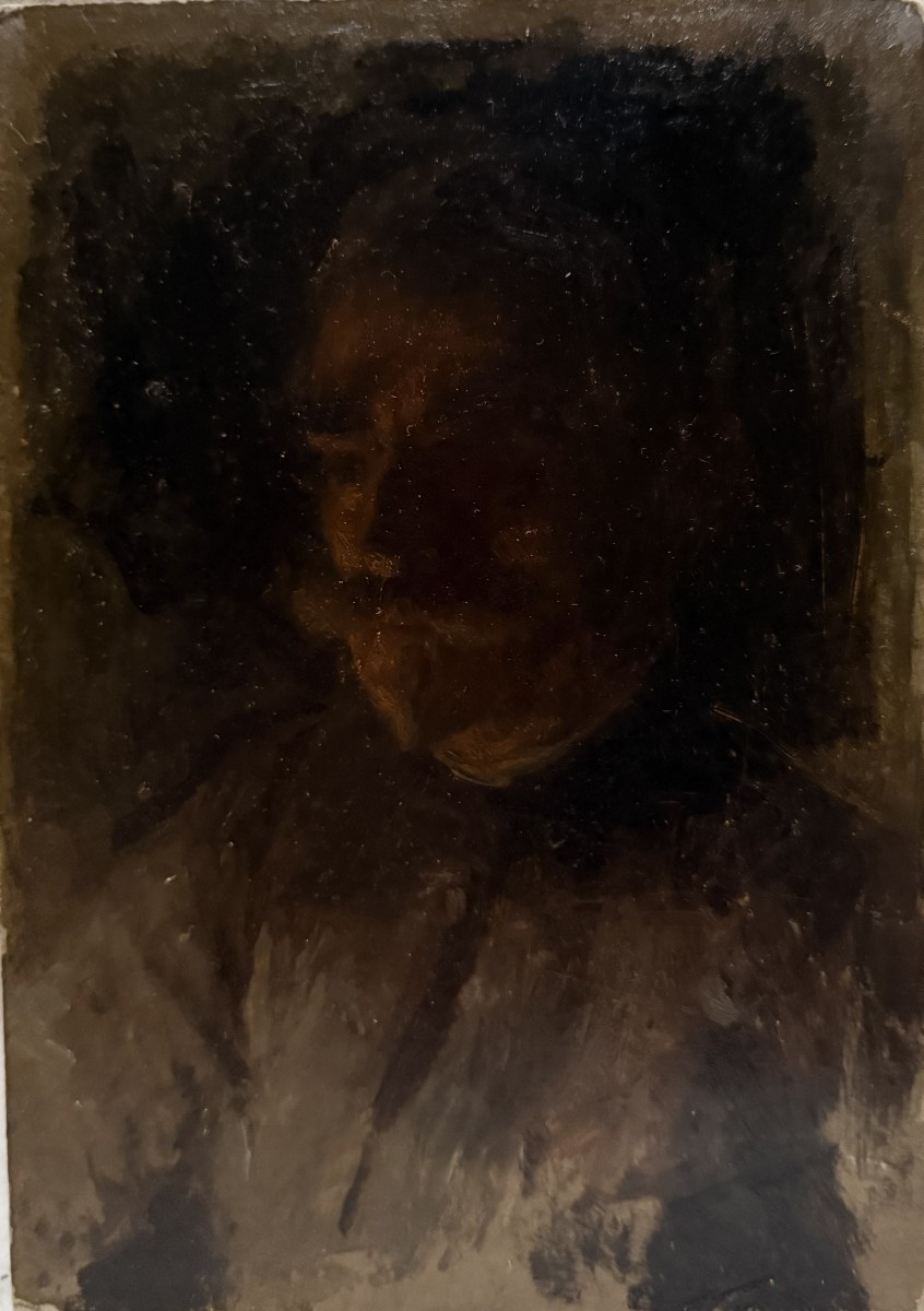 Victor Lecomte (1856 -1920) - Study After Himself, 1805 - Self-portrait