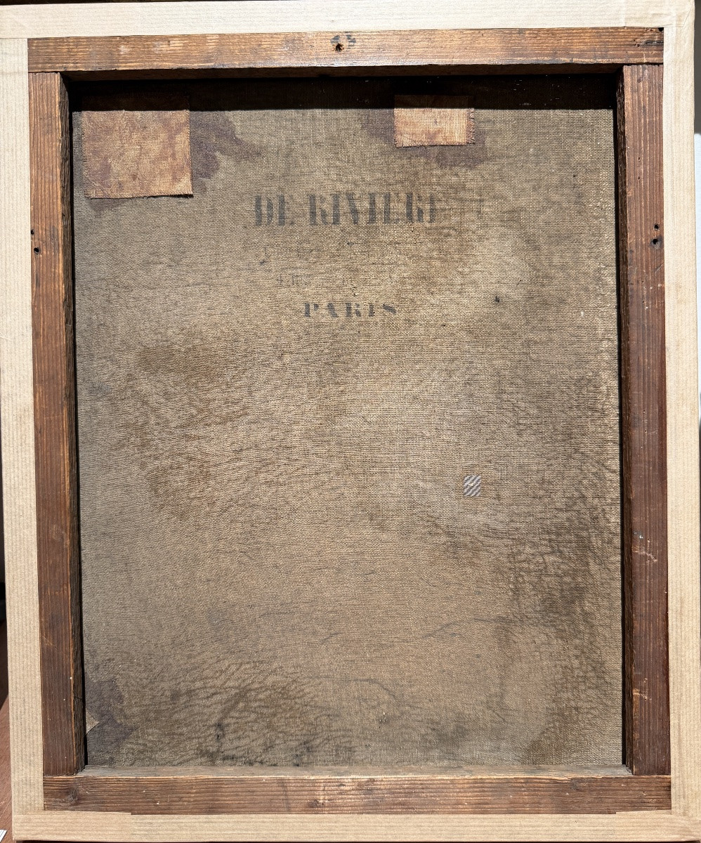 French School Of The Late 19th Century - Factory And Metalworkers, Circa 1890 Signed-photo-2