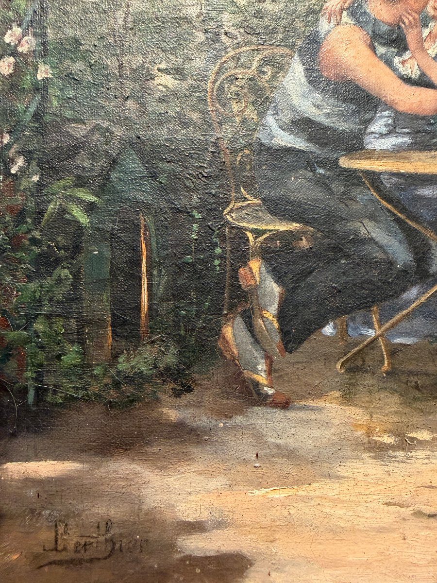 Leopold Berthier (19th-20th Centuries) - Apache Loves, Circa 1890-photo-4