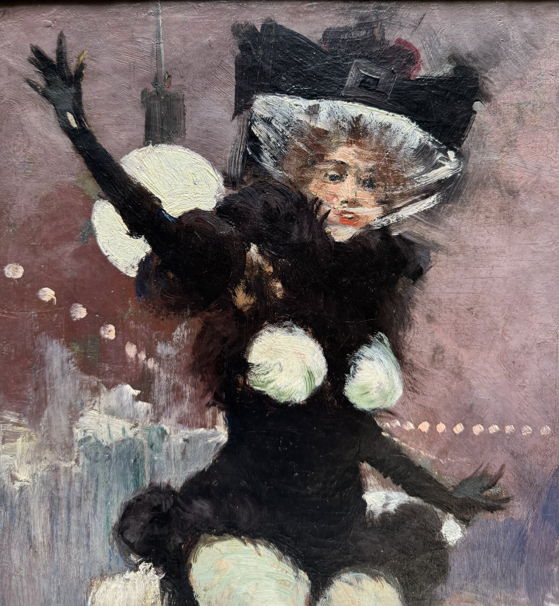 Paul Hay (XIX-XX) - La patineuse, circa 1890-photo-3