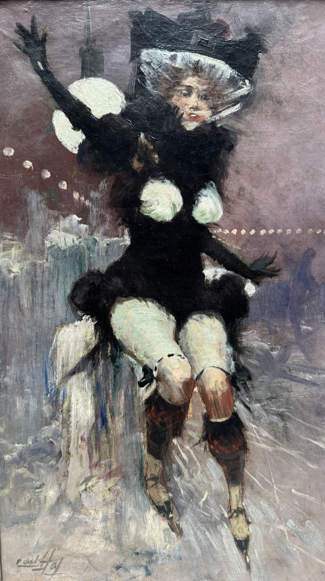 Paul Hay (XIX-XX) - La patineuse, circa 1890