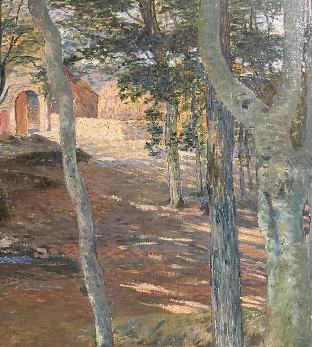 Lucien Ott  (Paris, 1872 – Villeneuve-Saint-Georges, 1927)  - Paysage breton,   1898-photo-3