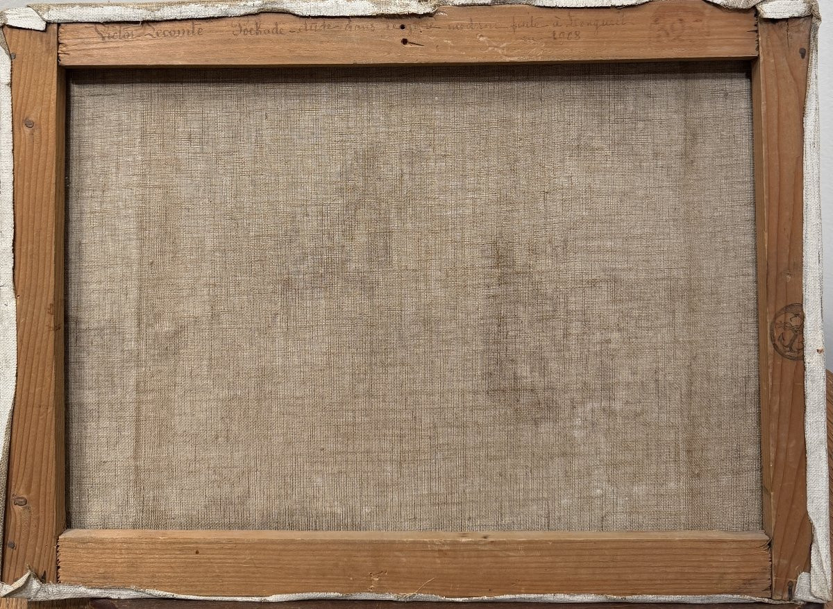 Victor Lecomte (1856-1920) - Normandy, Little Girl At Longueil, 1908-photo-4