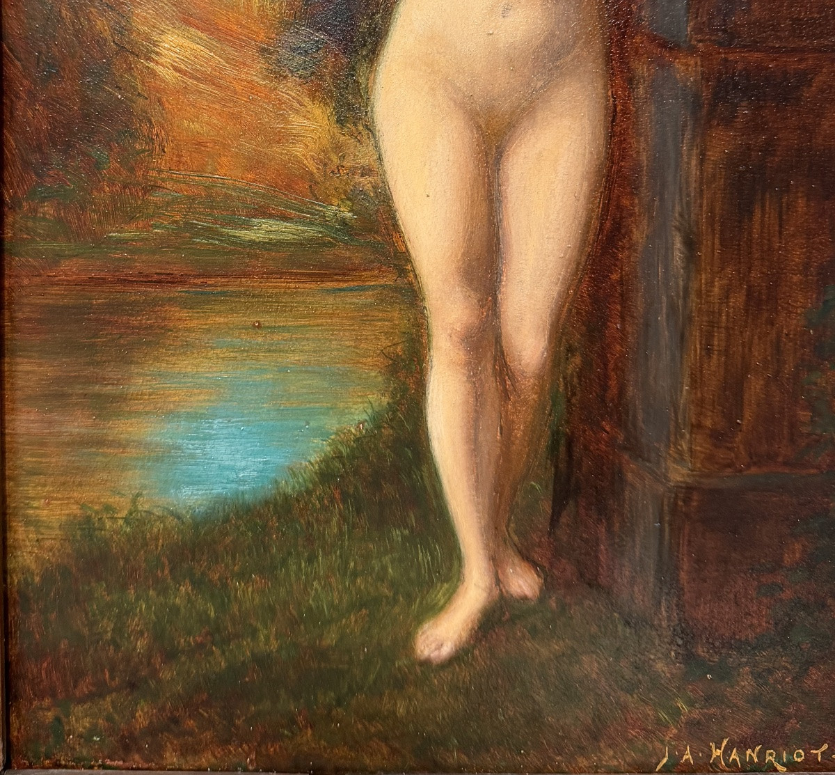 Jules-Armand Hanriot (1853-1930) - Nymphe, circa 1900-photo-4