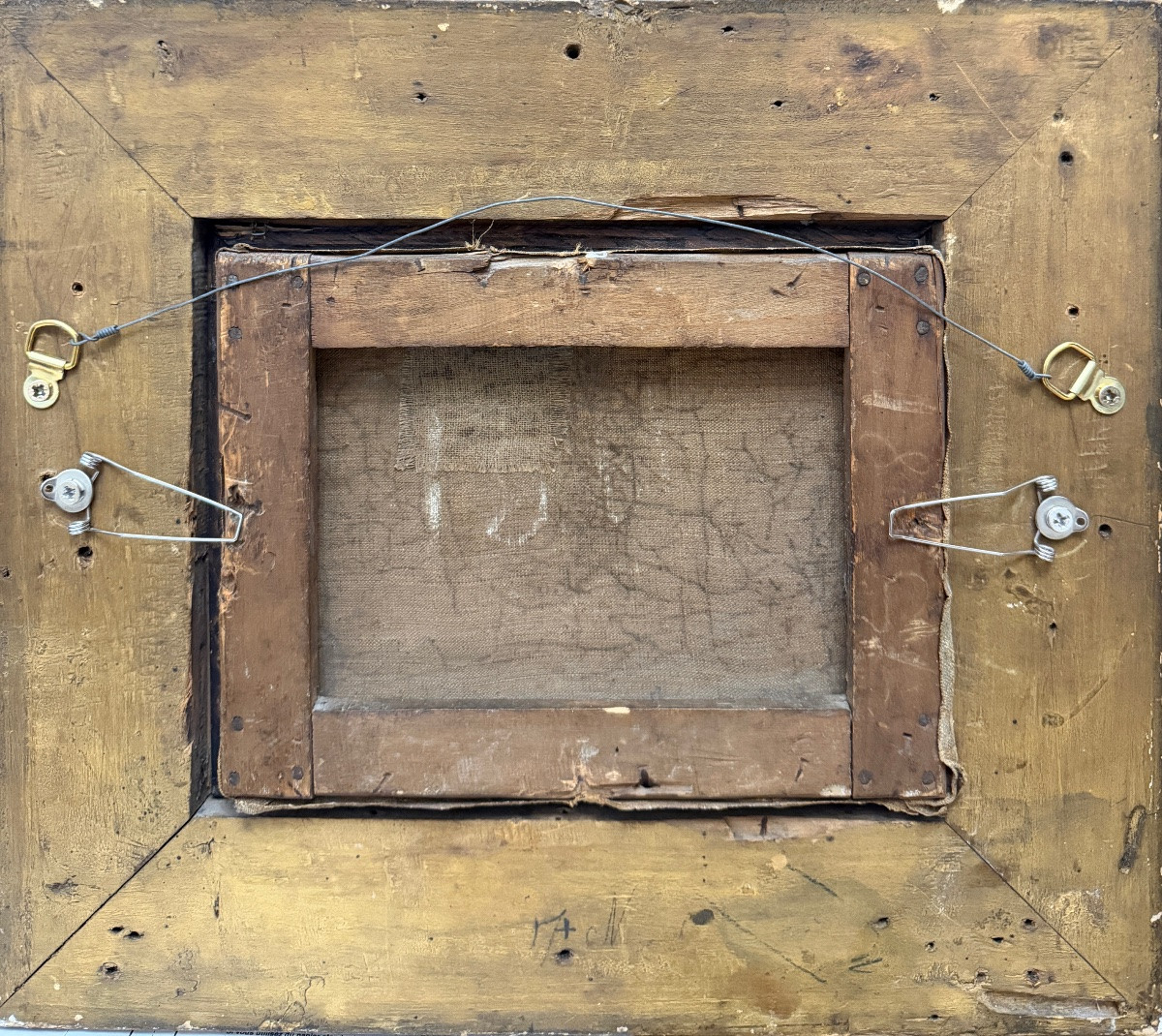 Alexandre Marie Guillemin (1817-1880) Artist Painting A Portrait Of A Couple, Circa 1850-photo-3