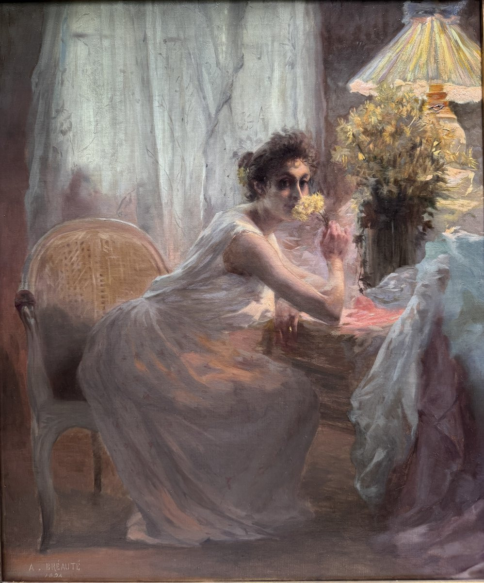 Albert Bréauté (1854-1941) - After The Ball, 1894-photo-2