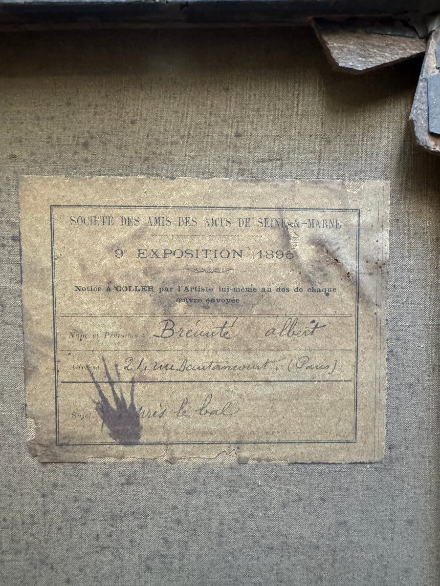 Albert Bréauté (1854-1941) - After The Ball, 1894-photo-3