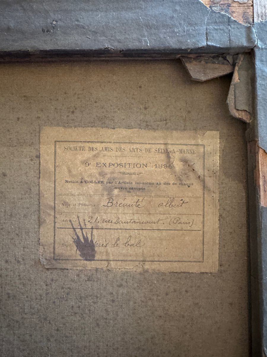 Albert Bréauté (1854-1941) - After The Ball, 1894-photo-4