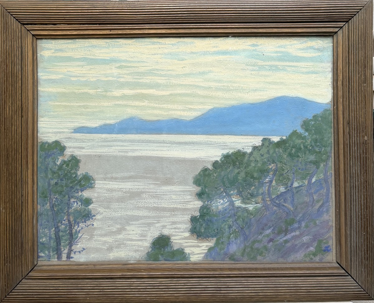 Jean-francis Auburtin (1866-1930) - Porquerolles