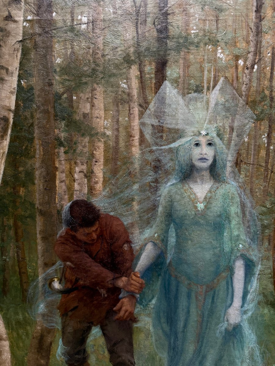 Georges Marie Julien Girardot (1856-1914) - La Dame Verte (légende de Salins), 1897-photo-4