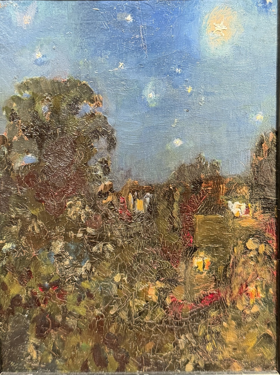 Early 20th Century English School - Summer's Night, 1912 Monogrammed-photo-2