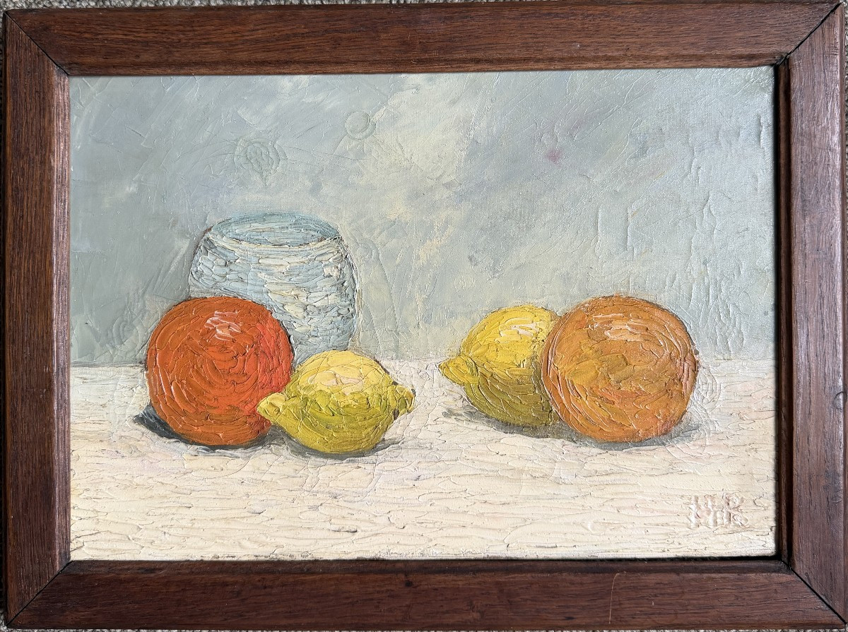 French Impressionist School - Still Life With Oranges And Lemons - Hr , Circa 1910