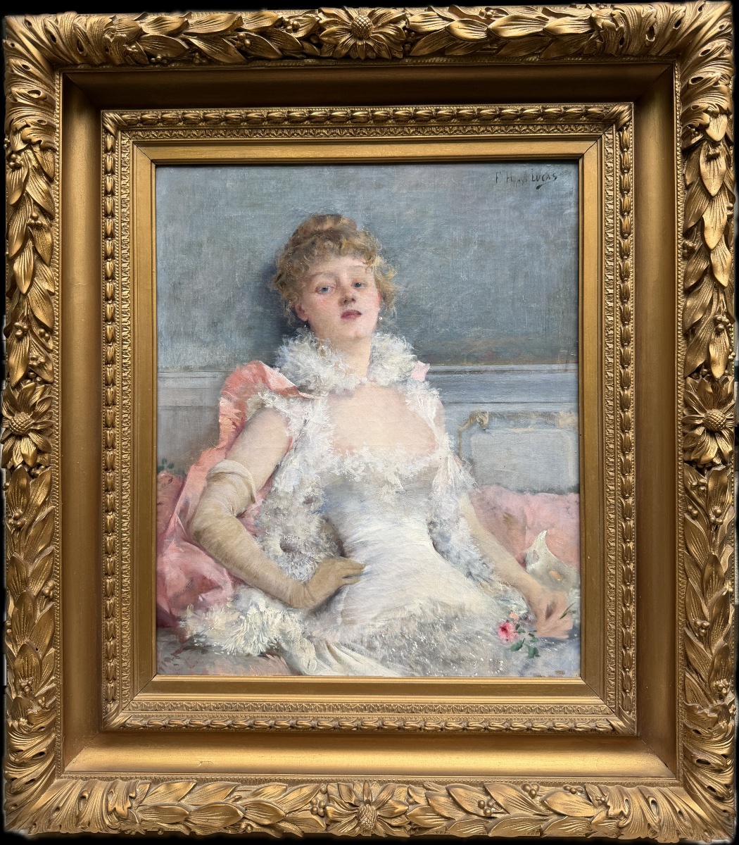 Marie F&eacute;lix Hippolyte-Lucas (1854 &ndash; 1925) Apr&egrave;s le Bal, circa 1890-photo-2